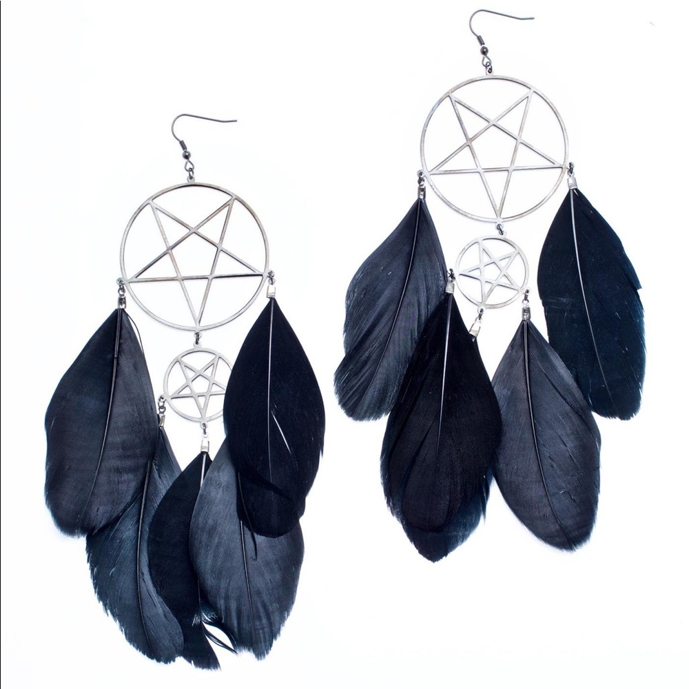 Killstar Nocturnal Dreamcatcher Earrings